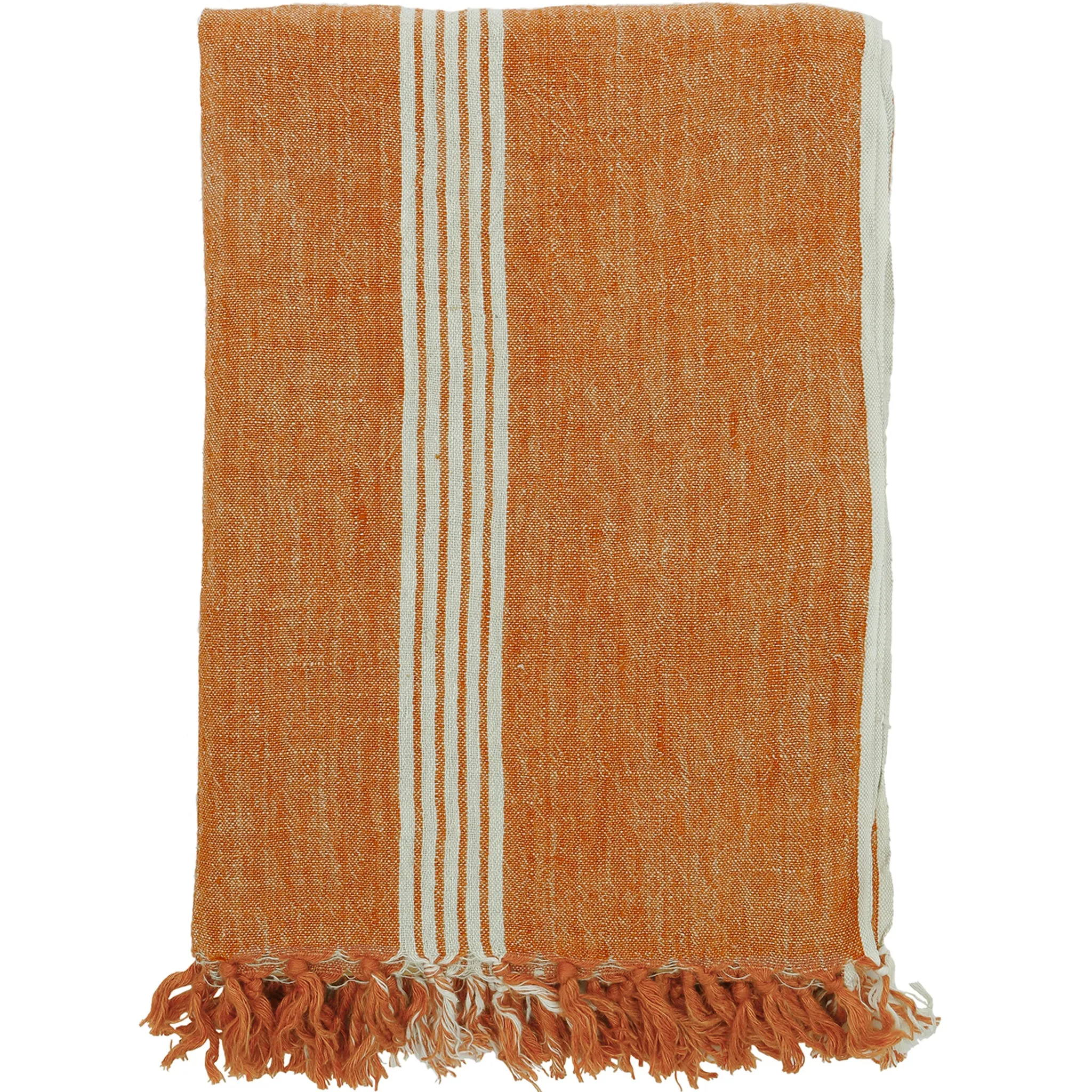 Marker Stripes Linen Throw