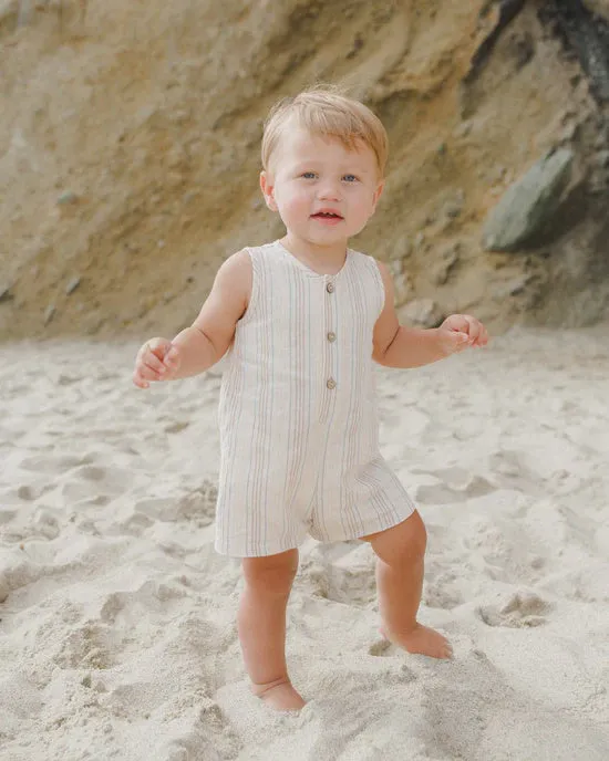 Maverick Romper in Summer Stripe