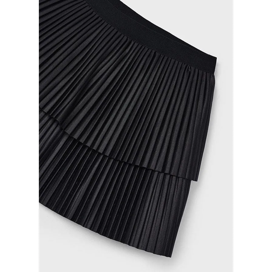 Mayoral Black Pleated Skirt