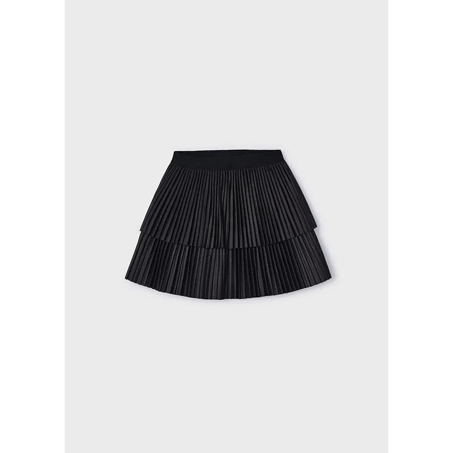 Mayoral Black Pleated Skirt