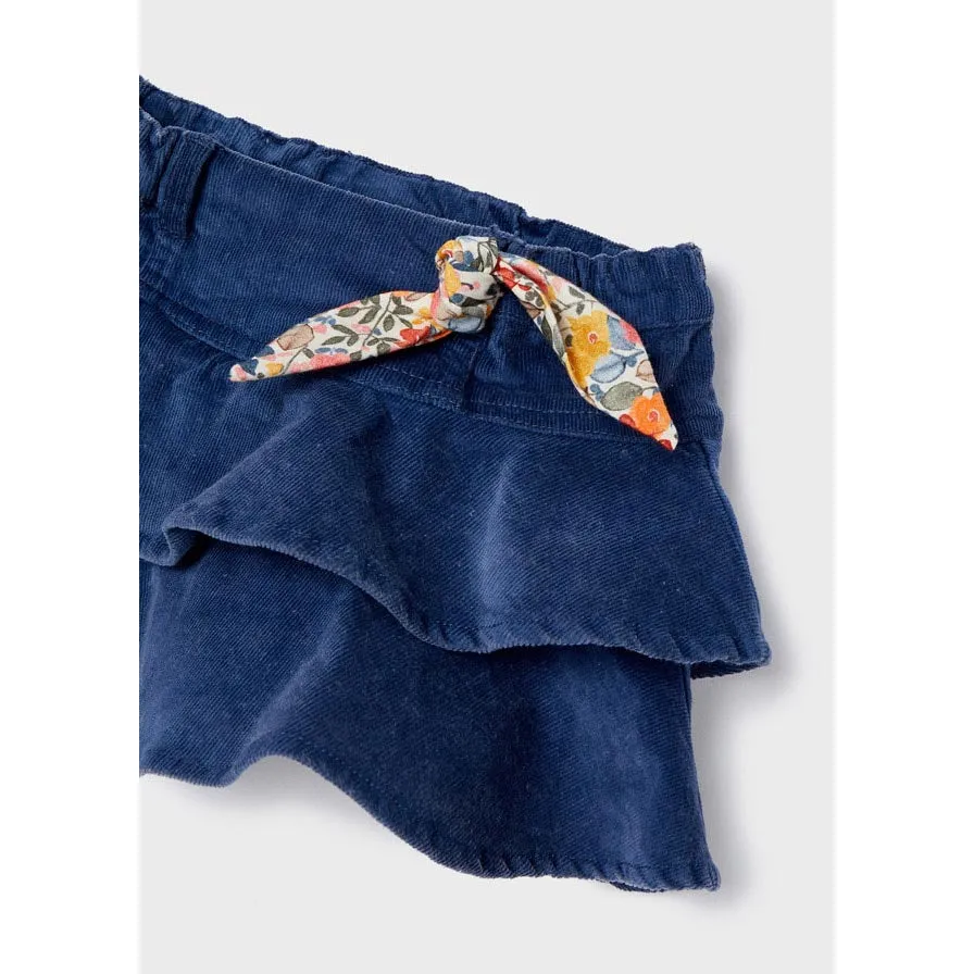 Mayoral Denim Corduroy Skirt - Indigo