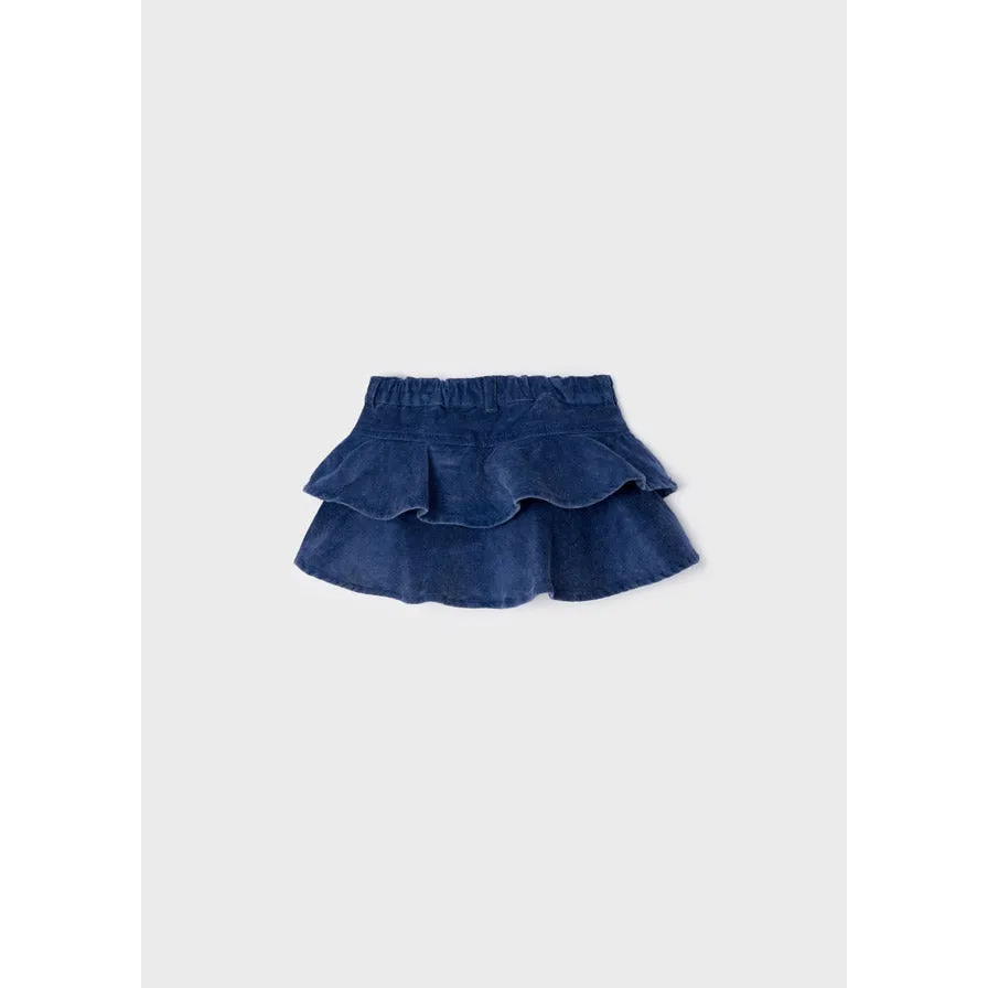 Mayoral Denim Corduroy Skirt - Indigo