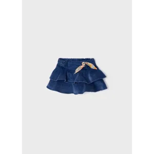 Mayoral Denim Corduroy Skirt - Indigo