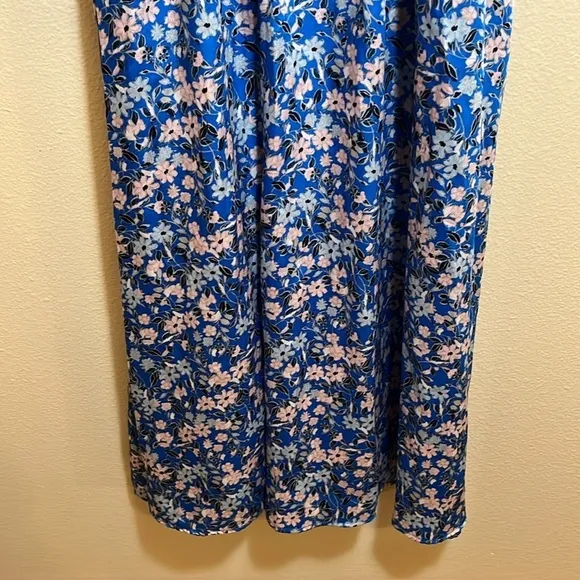 Melloday Blue Floral Boho Maxi Dress