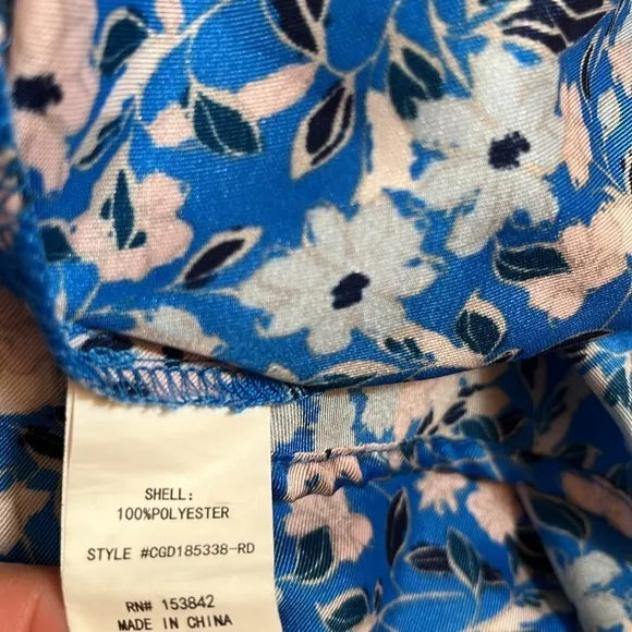 Melloday Blue Floral Boho Maxi Dress