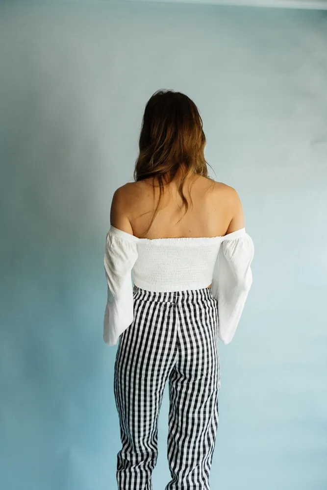 Mia Gingham Joggers