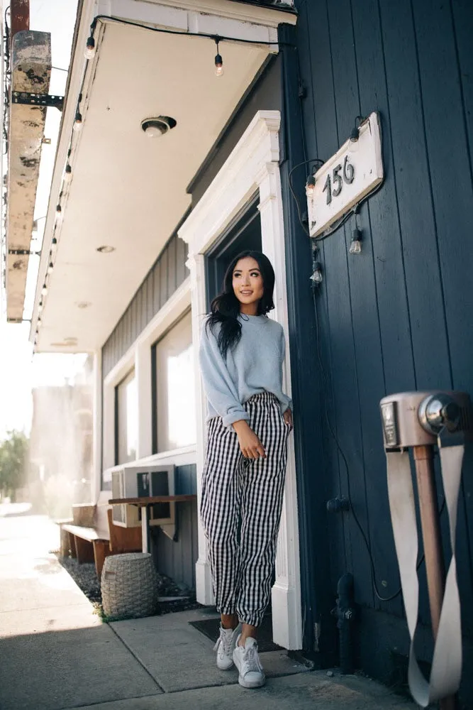 Mia Gingham Joggers