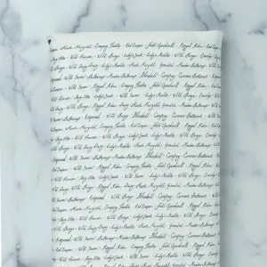 MIDSUMMER by Hackney and Co. - Linen Color Wildflower Script