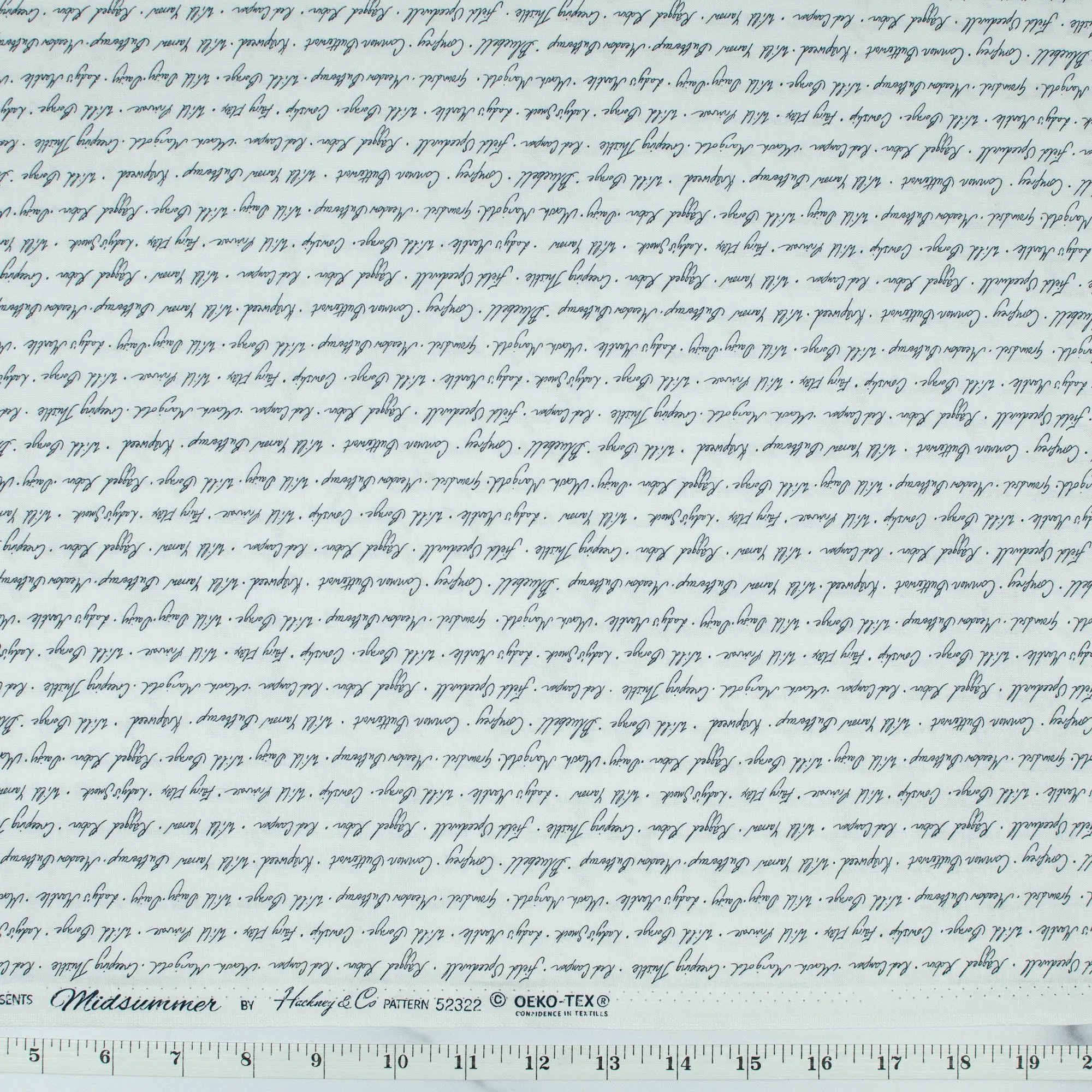 MIDSUMMER by Hackney and Co. - Linen Color Wildflower Script