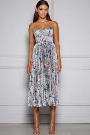 Milan Dress in Floral by Elle Zeitoune - RENTAL