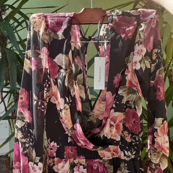 Mini Floral Ruffle Dress