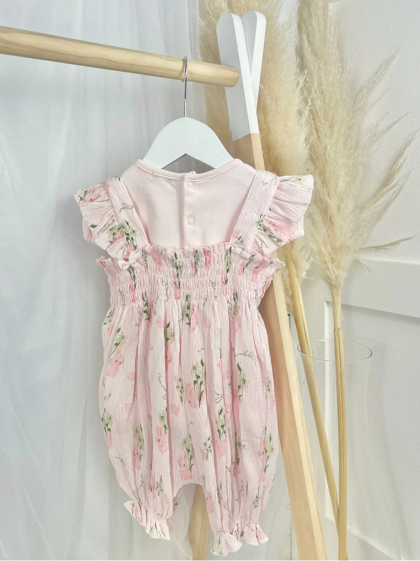 Mintini Toddler Girl Floral Romper