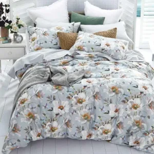 M.M Linen Multi Poppy Duvet Cover Set