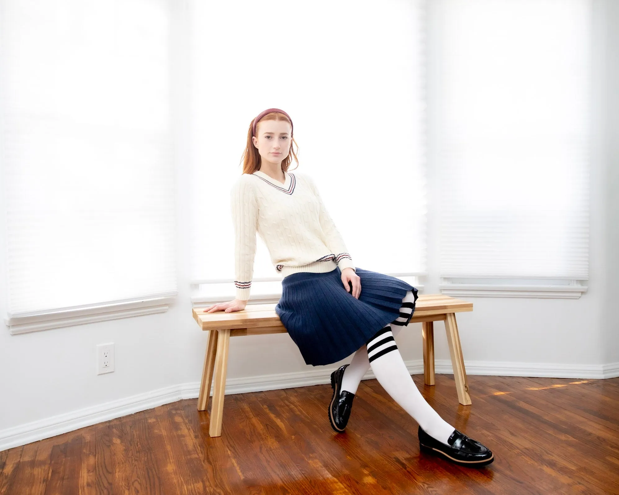 MM YEAR ROUND PLEATED - DENIM WASH.