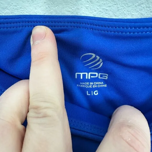 MPG Women's Size Large Royal Blue Pleated Mini Skort Tennis Pickleball Golf NWT