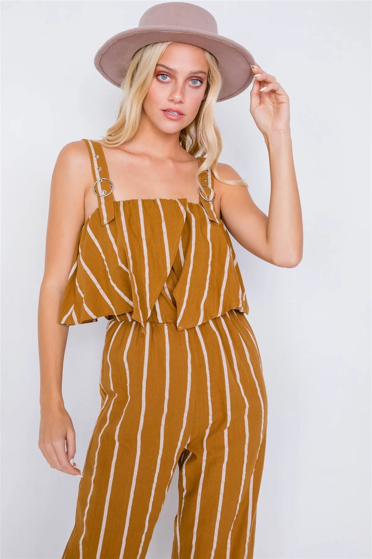 Mustard Wide Leg Jumpsuit