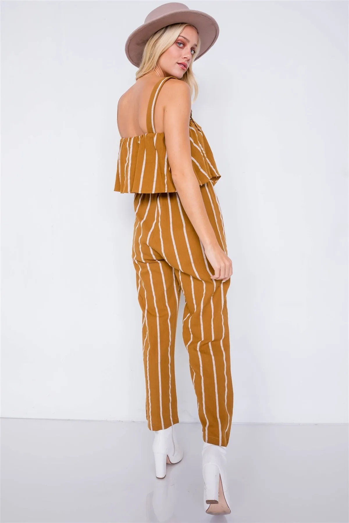 Mustard Wide Leg Jumpsuit