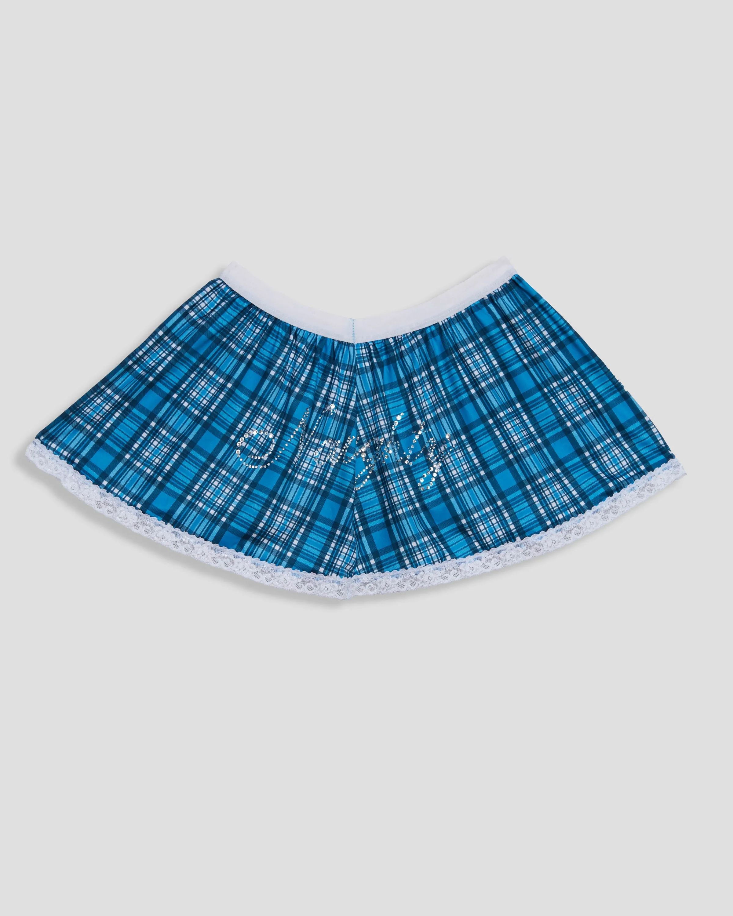 Naughty Kitten Plaid Set