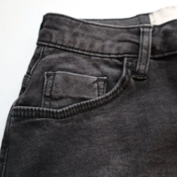 NEW  One Teaspoon Black Swan Mini Denim Skirt  size 25