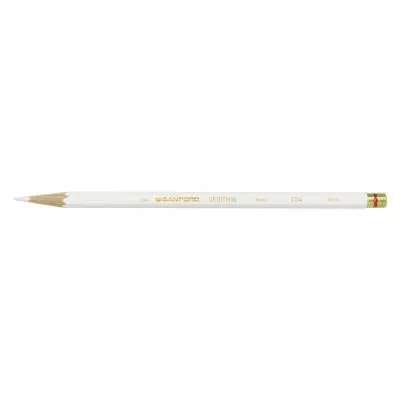 Newell Brands Verithin Art Pencil, Hard, White, 02429