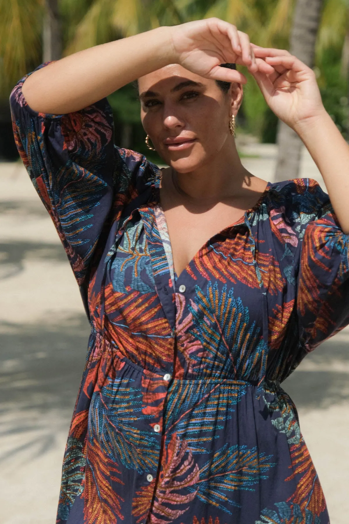 Nu Ornare Elgar Cotton Beach Maxi Dress
