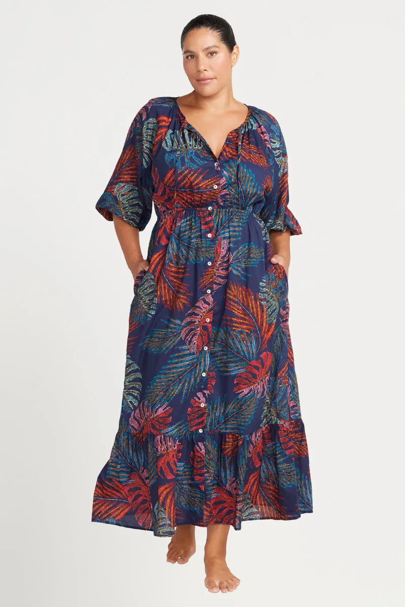 Nu Ornare Elgar Cotton Beach Maxi Dress