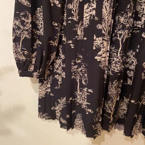 NWOT &amp; Other Stories Baroque Long Sleeve Pleated Dress - Very Demure &amp; Mindful