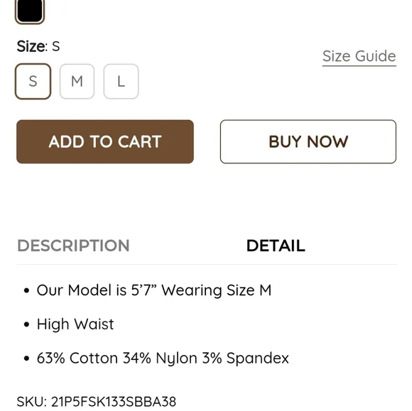 NWT Buttoned A-Line Cotton-Blend Maxi Skirt (Black) - Gentle Herd