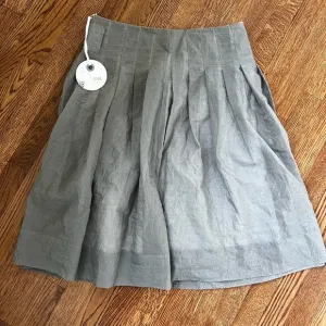NWT CREA CONCEPT Skirt Pleated A Line Crinkle Coquette Feminine L