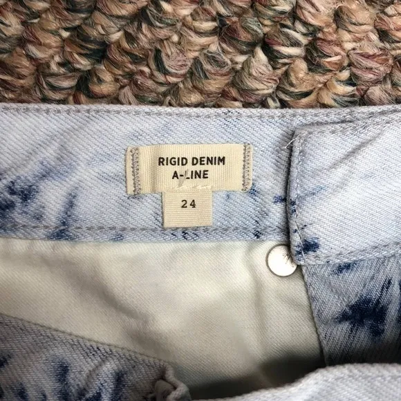 NWT madewell rigid a line skirt tie-dye edition