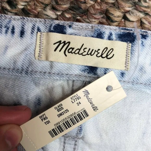 NWT madewell rigid a line skirt tie-dye edition