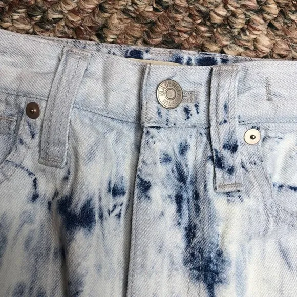 NWT madewell rigid a line skirt tie-dye edition