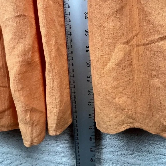 NWT Soft Surroundings Gauze Apriocot Maxi Skirt Large