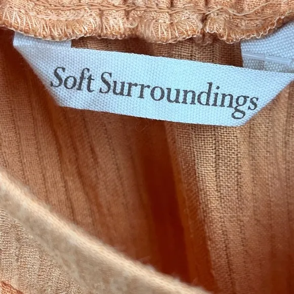 NWT Soft Surroundings Gauze Apriocot Maxi Skirt Large