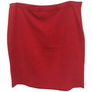 NWT Womens Size Large Adrienne Vittadini Knit Stretch Pencil Mini Skirt