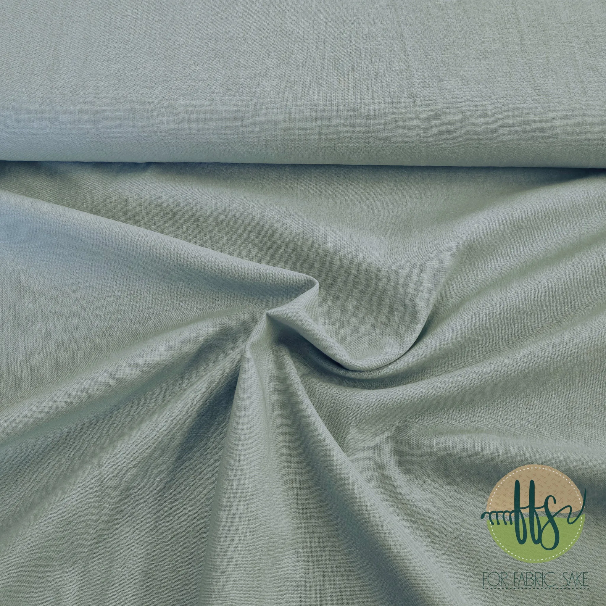 Old Green- Cotton/Linen Mix
