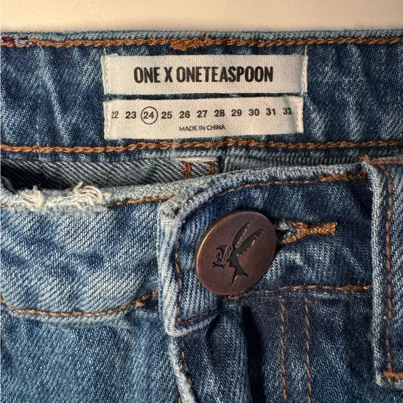 One Teaspoon Denim Mini Skirt