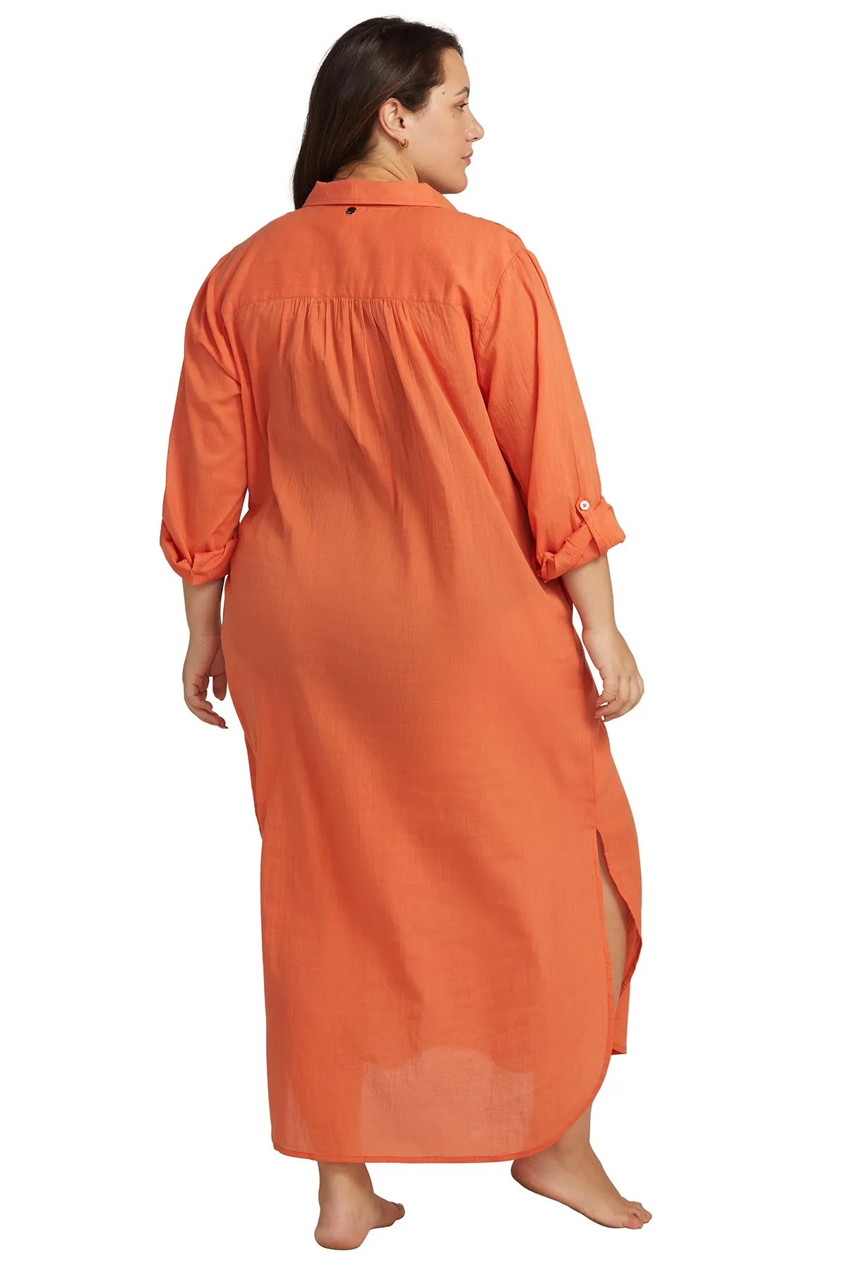 Orange Monteverdi Beach Maxi Dress