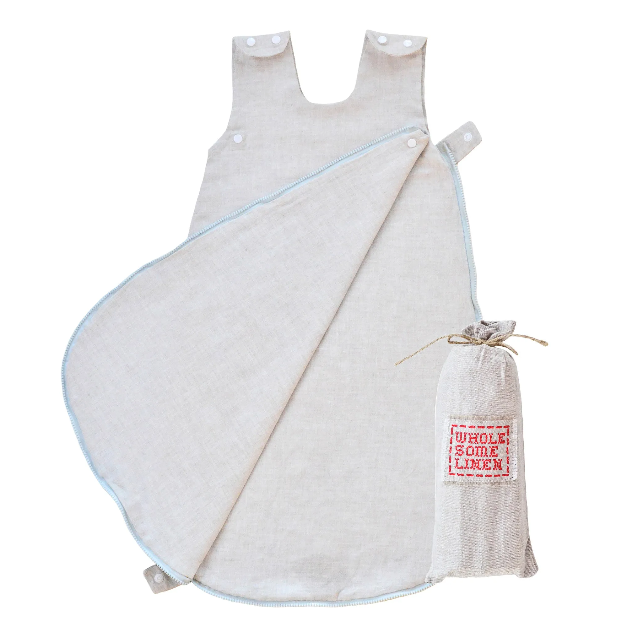Organic Flax Linen Baby & Toddler 0.5 TOG Sleep Sack