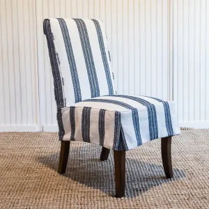 Parsons Side Chair - Short Skirt with Exposed Leg - Slipcovered
