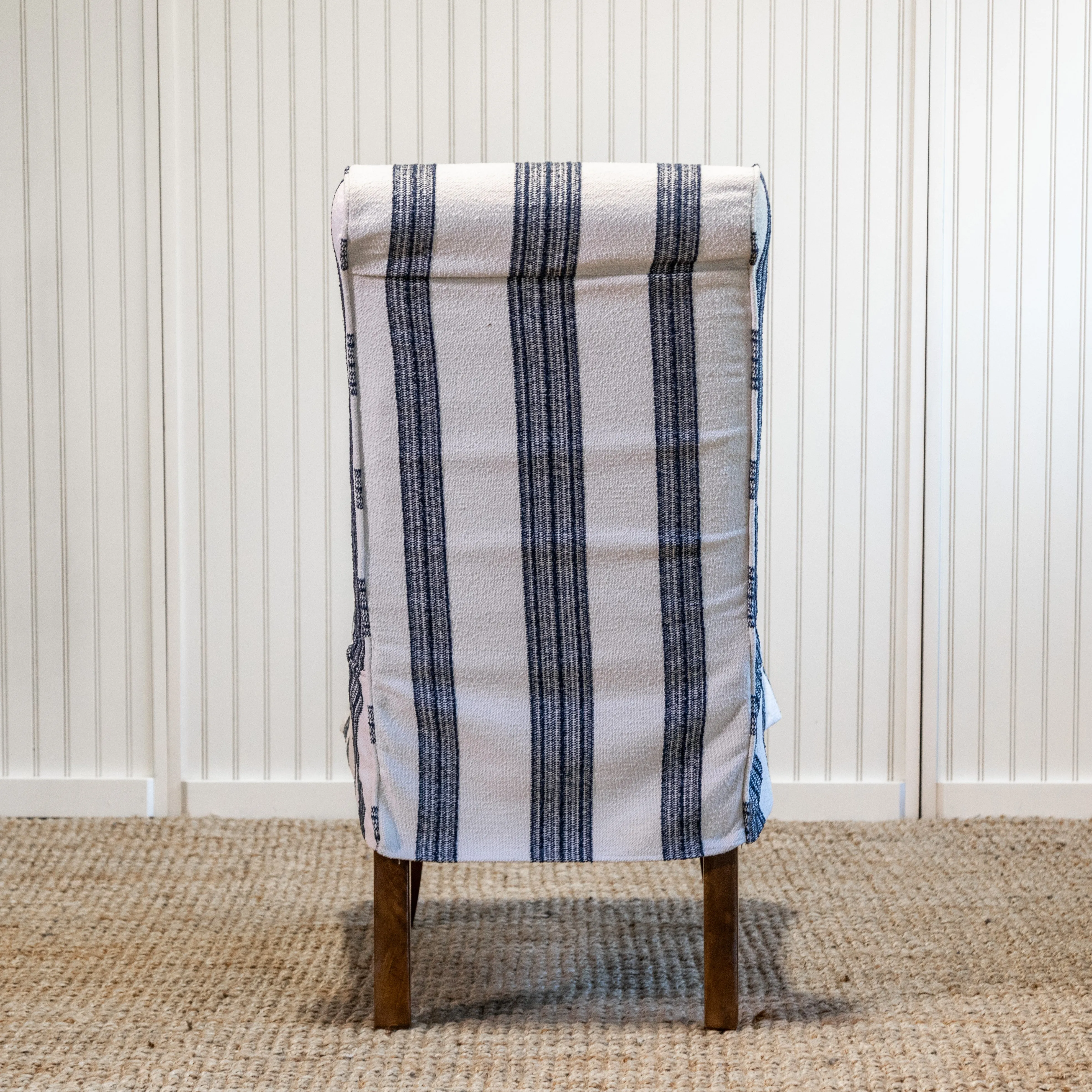Parsons Side Chair - Short Skirt with Exposed Leg - Slipcovered