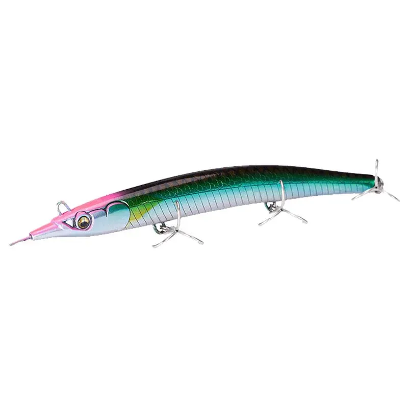 Pencil gar hard plastic fishing Lure 55g 183mm Sinking swim bait