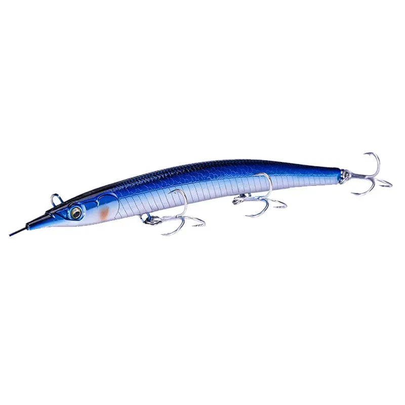 Pencil gar hard plastic fishing Lure 55g 183mm Sinking swim bait