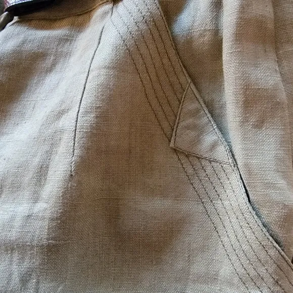 PERRI Linen Pencil Skirt Vintage Medium