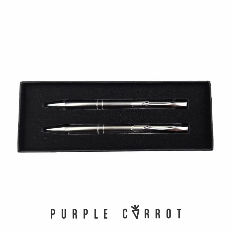 Personalised Metallic Pen & Pencil Set