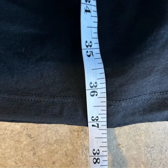 Peruvian Connection skirt - black maxi length Pima cotton/modal w/pockets