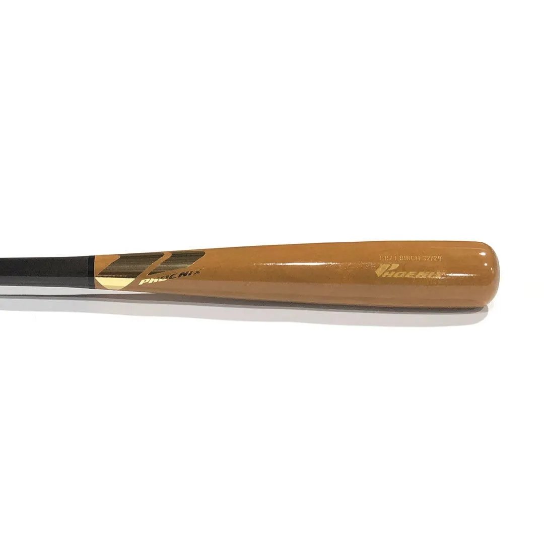 Phoenix Model BB71B Wood Bat | Birch | 32" (-3)