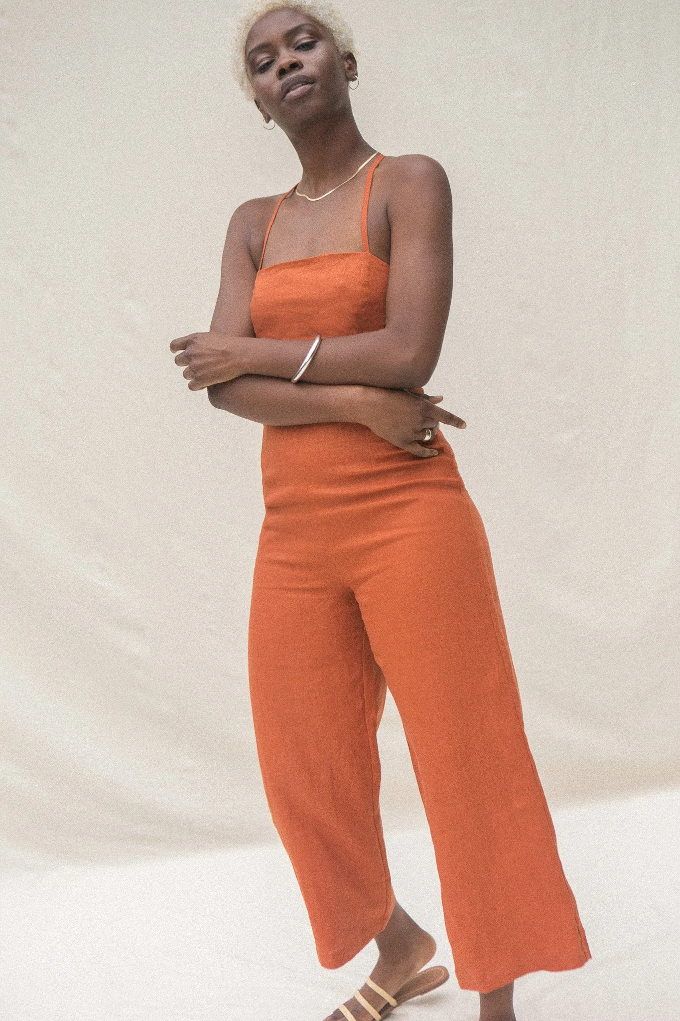 PILAR JUMPSUIT - RUST