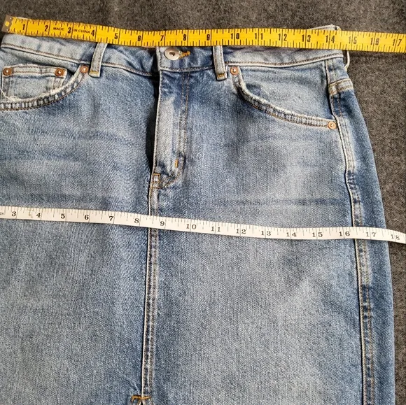 Pilcro by Anthropologie Pencil Denim Skirt Size 6