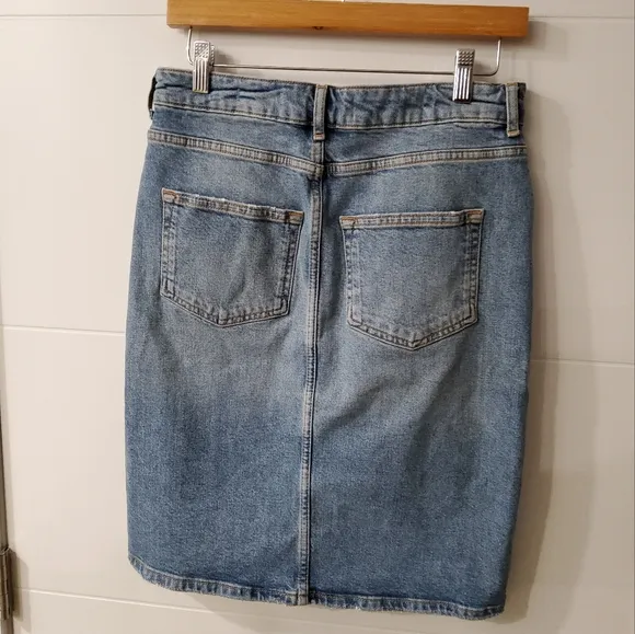 Pilcro by Anthropologie Pencil Denim Skirt Size 6
